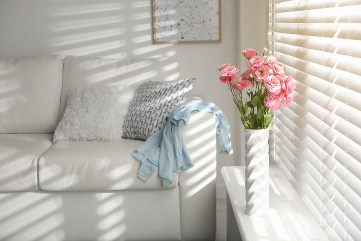 Bright clean living room